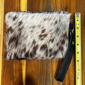 Darling Hair on Hide Wristlet